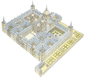 Monastery of San Lorenzo El Real de El Escorial, Spain by Fernando Aznar Cenamor
